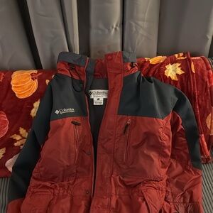 Columbia Mens Jacket Size Large Red and Black
